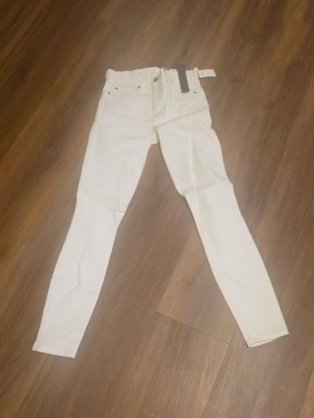 Old Navy White Stretch Skinny Jeans